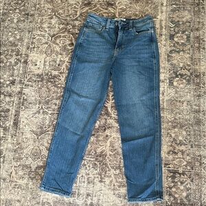 Abercrombie & Fitch Women's Classic Blue Straight Leg Jeans